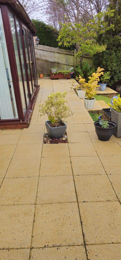 Patio Cleaning Service after