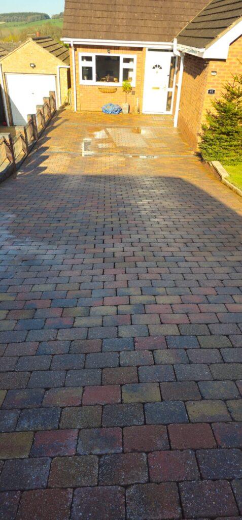 Wall and hard surface cleaning Service Before
