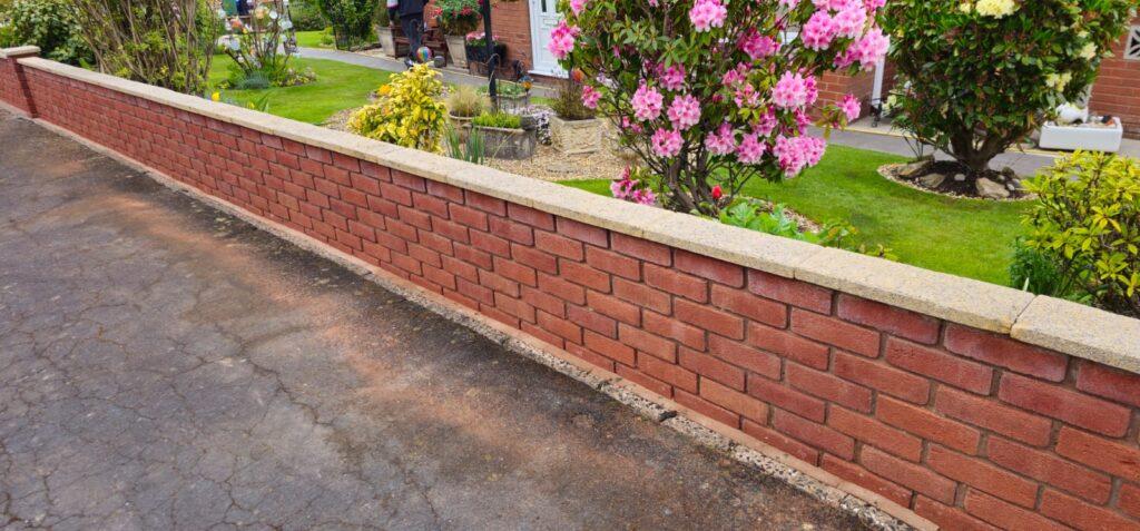 Driveway cleaning, Wall Cleaning